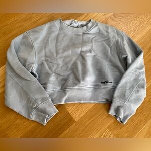 Rag & Bone Women's Light Blue Cotton Sweatshirt in Size S. Boxy fit!